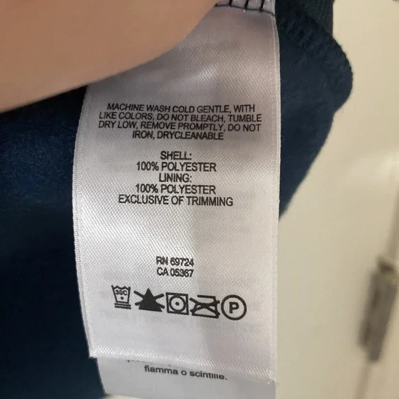 NWOT Columbia Men's Castle Dale Fleece Vest in collegiate navy - size medium - Picture 8 of 9